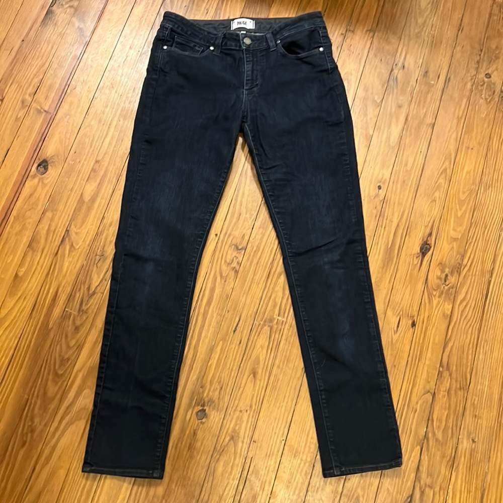 Paige Skyline Skinny Jeans Dark Wash